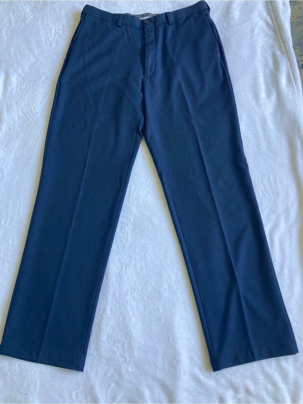 Haggar Navy Men's Dress Pants 36x34